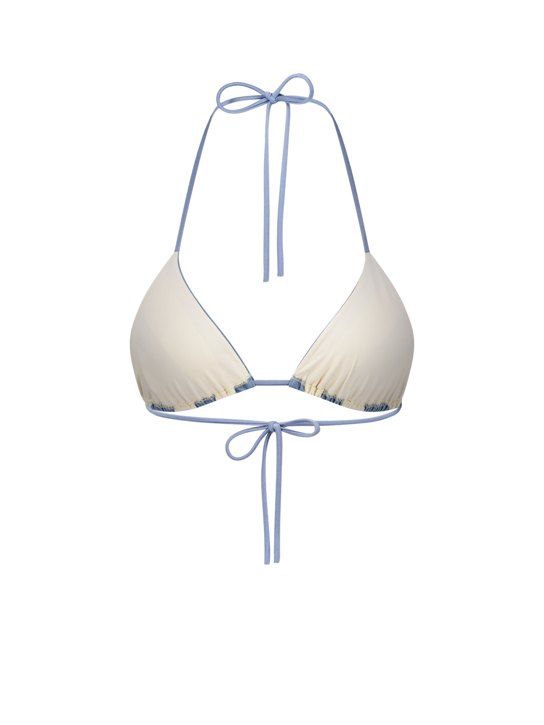 Scarlett - Haut de bikini triangle Imprimé coquille d'œuf