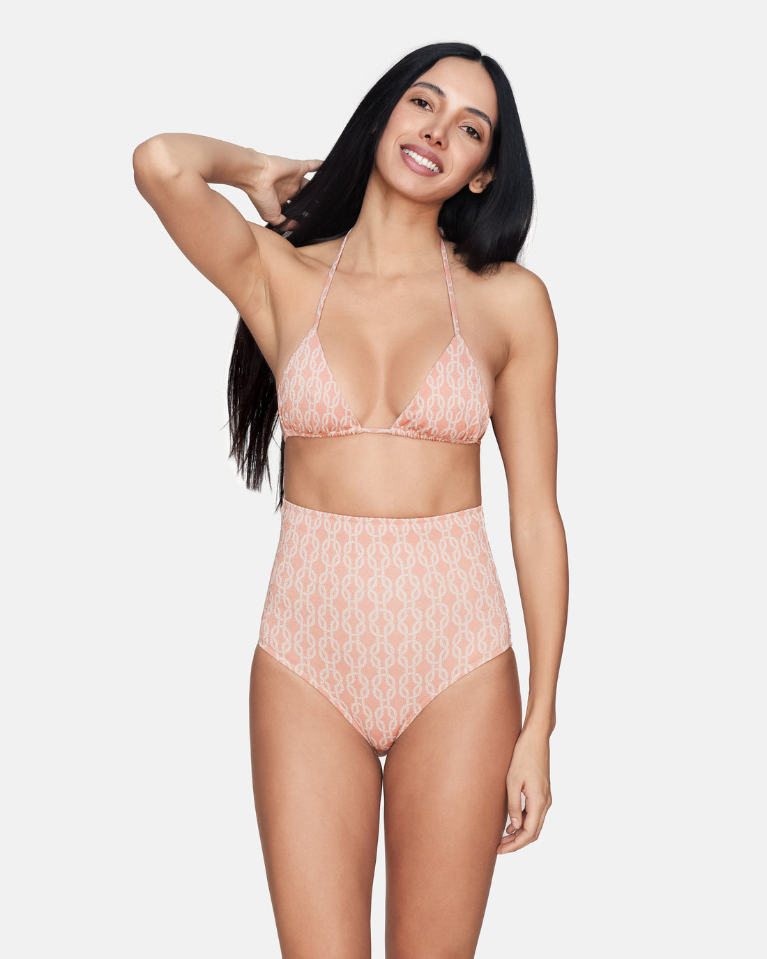 Scarlett - Haut de bikini triangle Imprimé coquille d'œuf