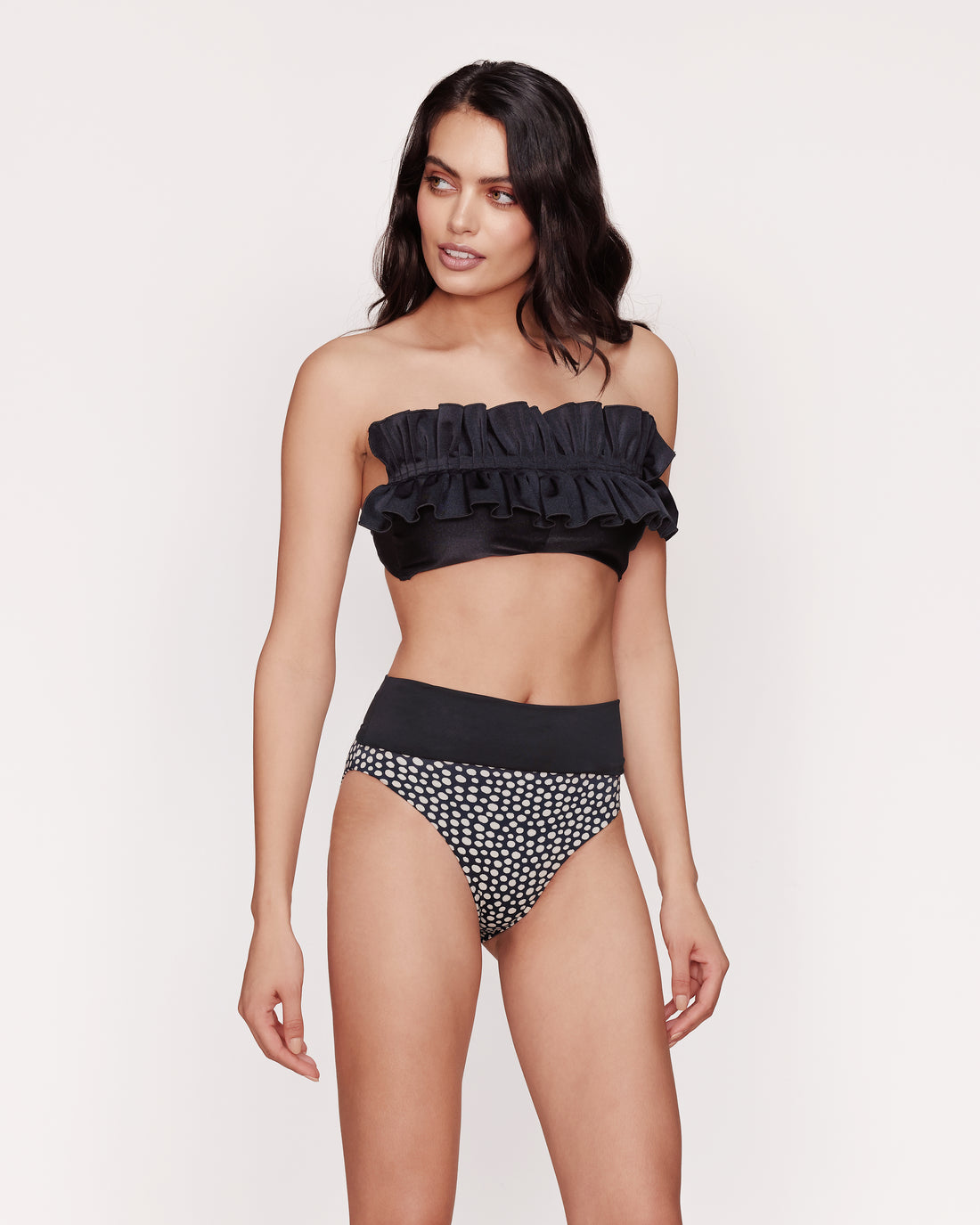 Mia - Bas de bikini taille haute - East hampton