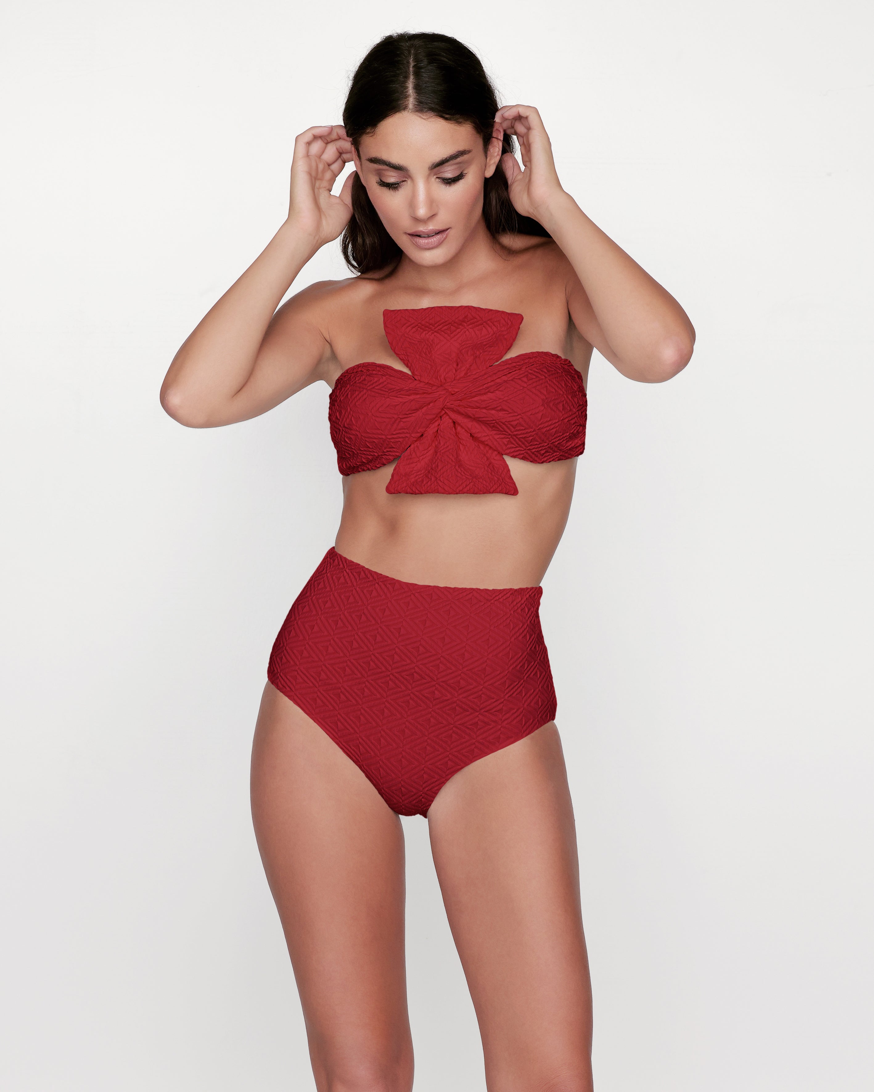 Ara - Bas de bikini taille haute - Saint Barth