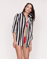 Chemise rayée noir et blanc Singapour GirlsMustHave