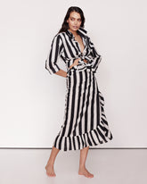 Chemise rayée noir et blanc Singapour GirlsMustHave