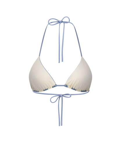 Scarlett - Haut de bikini triangle Imprimé coquille d'œuf