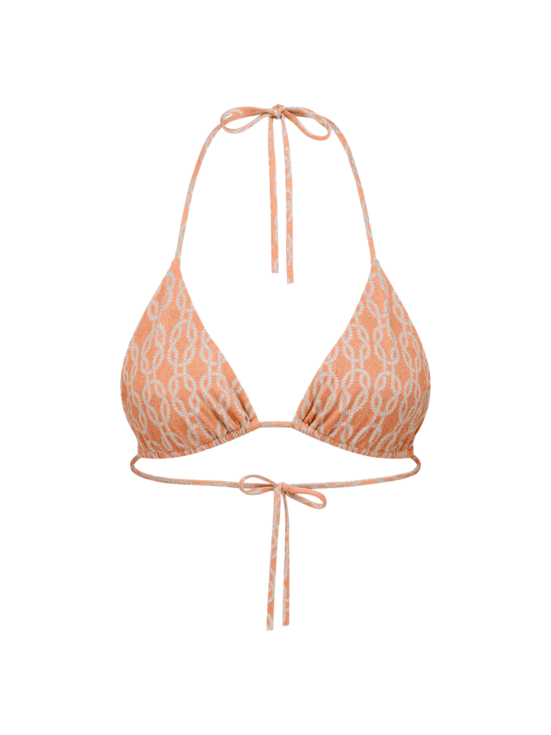 Scarlett - Haut de bikini triangle Imprimé coquille d'œuf