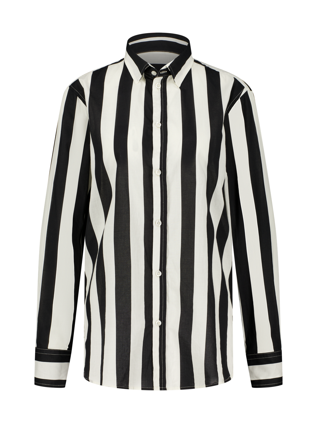 Chemise rayée noir et blanc Singapour GirlsMustHave