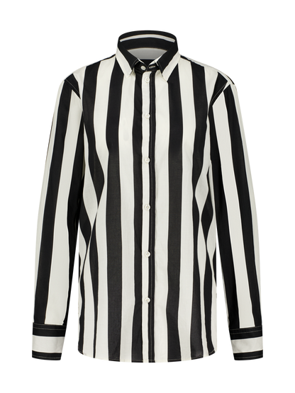 Chemise rayée noir et blanc Singapour GirlsMustHave