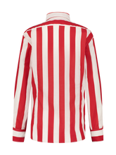 Chemise rayée rouge et blanche Singapour GirlsMustHave