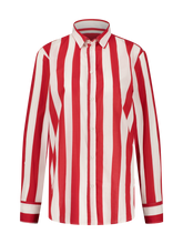 Chemise rayée rouge et blanche Singapour GirlsMustHave