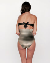 Bikini Luxe Noir Or Dubaï coquillage East-Hampton GirlsMustHave