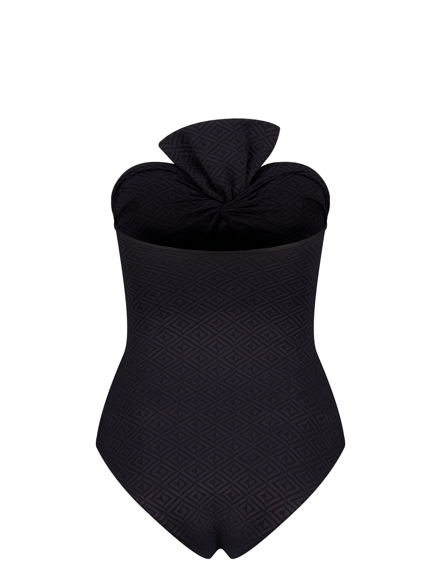 Raquel - Maillot de bain bandeau une pièce avec nœud - Saint-Barth