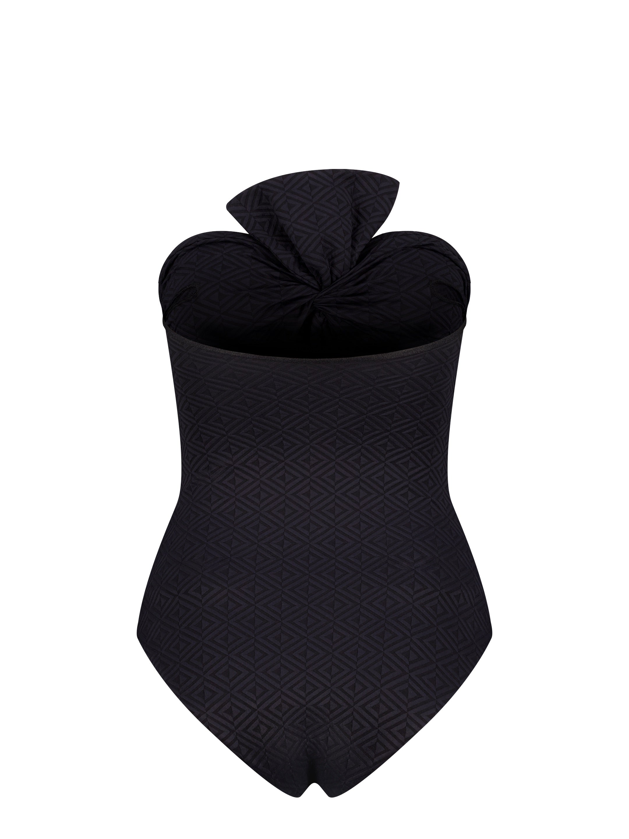 Raquel - Maillot de bain bandeau une pièce avec nœud - Saint-Barth