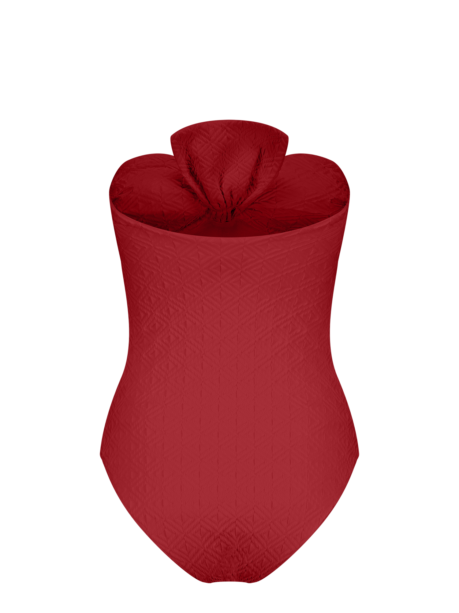 Raquel - Maillot de bain bandeau une pièce avec nœud - Saint-Barth