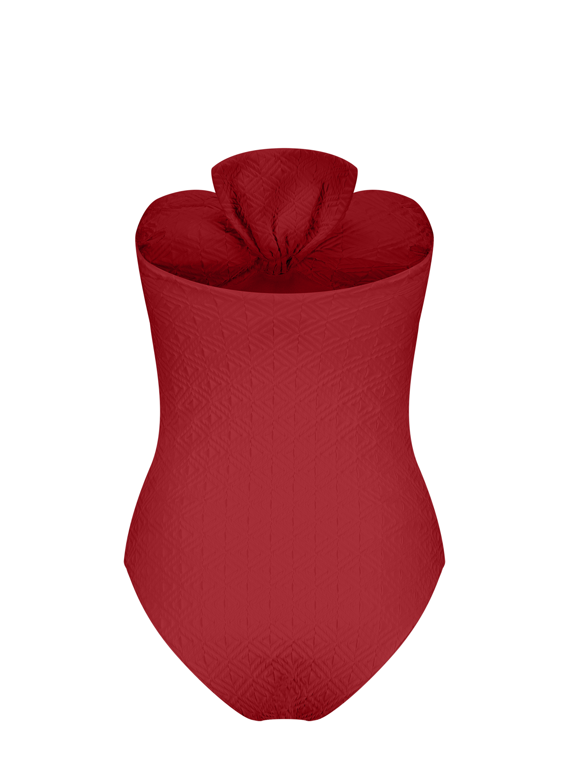 Raquel - Maillot de bain bandeau une pièce avec nœud - Saint-Barth