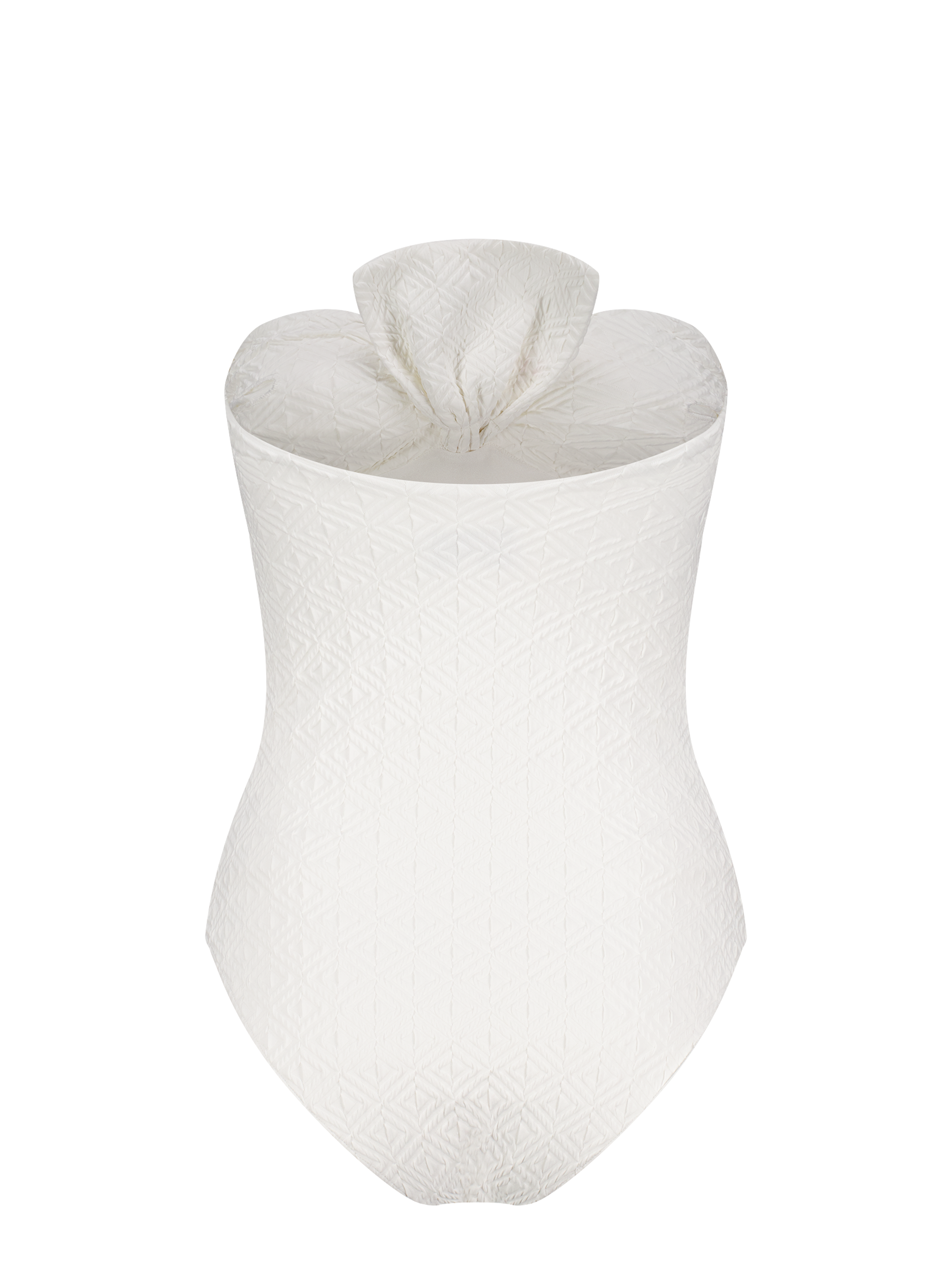 Raquel - Maillot de bain bandeau une pièce avec nœud - Saint-Barth