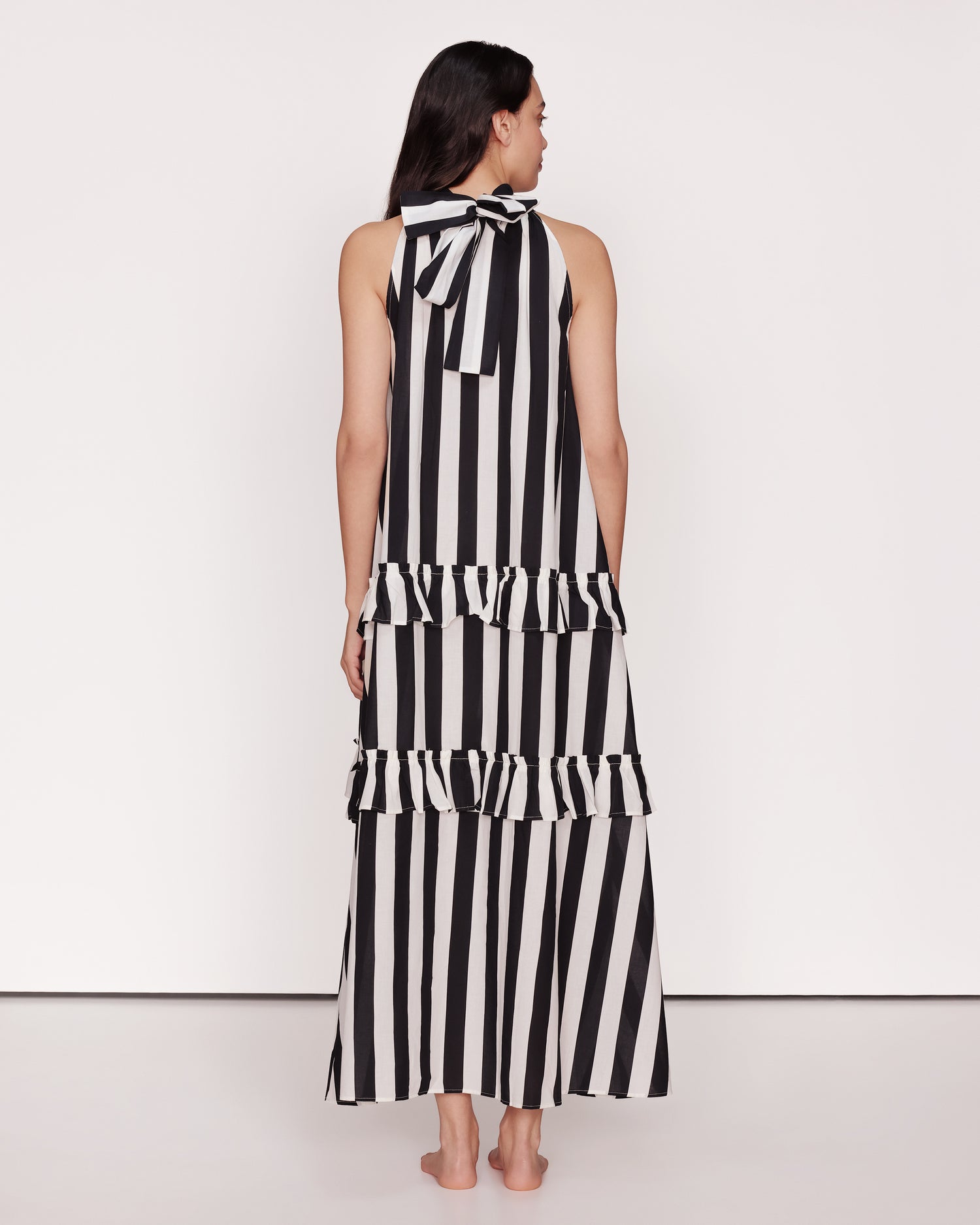 Chemise rayée noir et blanc Singapour GirlsMustHave