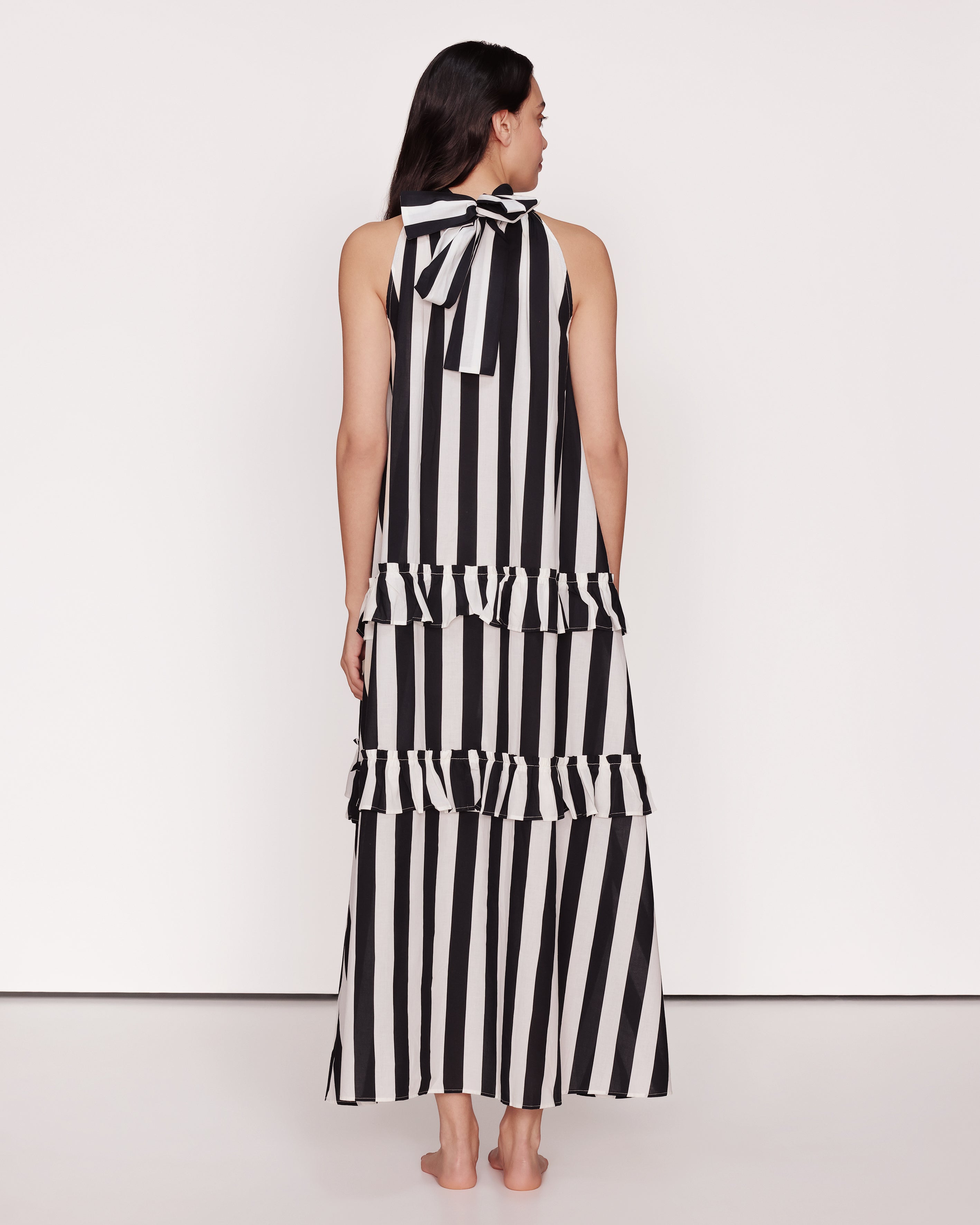 Chemise rayée noir et blanc Singapour GirlsMustHave